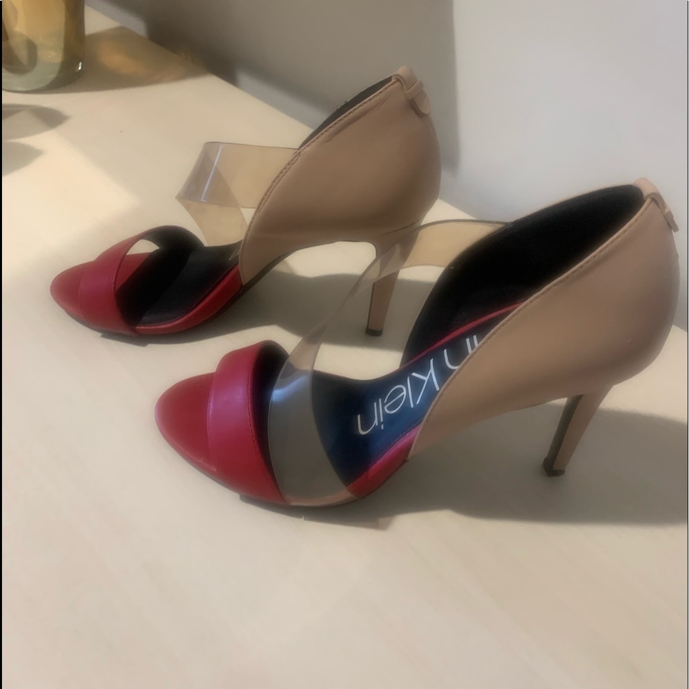 Calvin Klein heels 4 , size 7,5